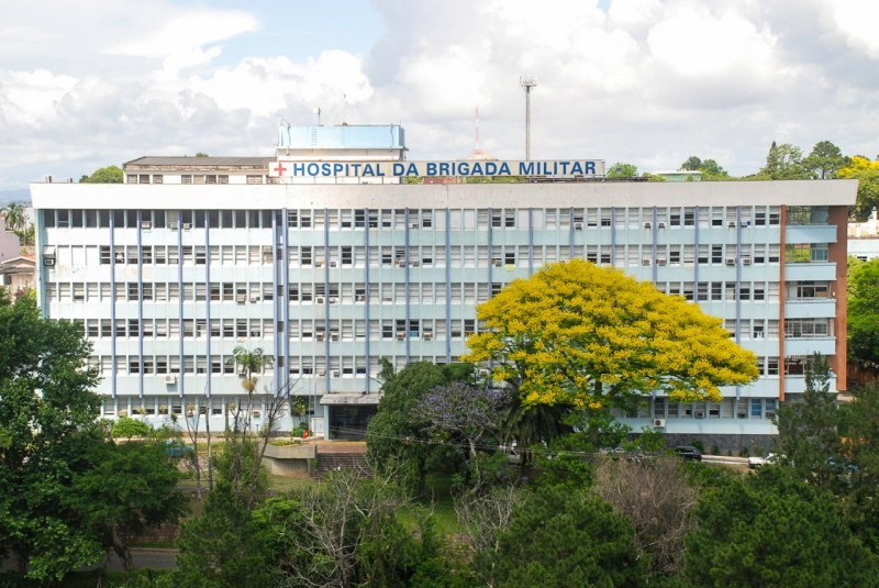 Fachada do Hospital da Brigada Militar
